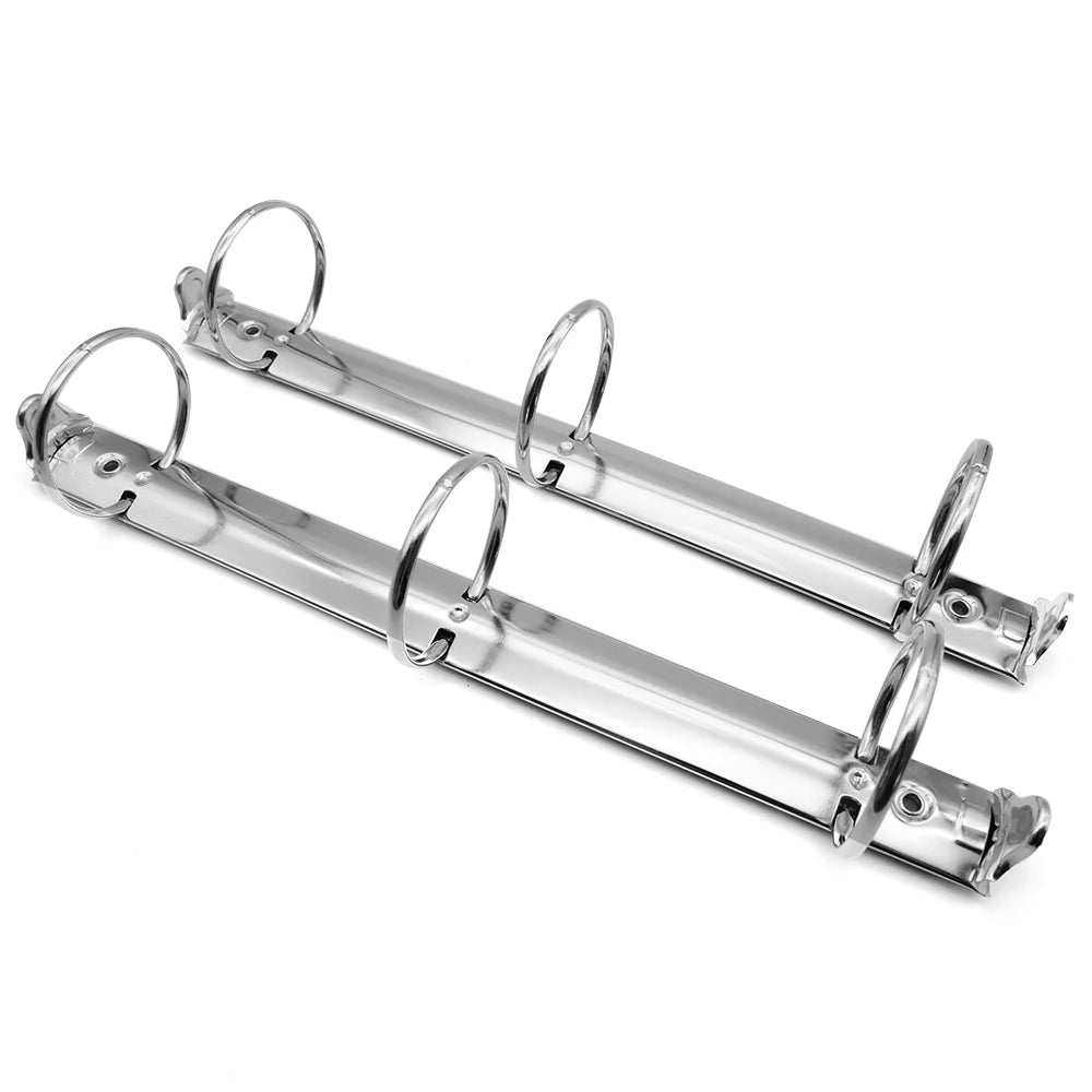 Wholesale Metal Silver Nickel Plated Loose Leaf Ring Binder Clamp TR285-3-50/26 Rust Free 4 Ring Spine