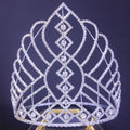 Fashion Luxurious Bridal Wedding Tiara Large Pageant Rhinestone Crowns