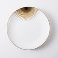 Shengjing Custom Printed White Round Fine Bone China Ceramic Dinner Plates & Dishes for Restaurant Hotel MegaBDM