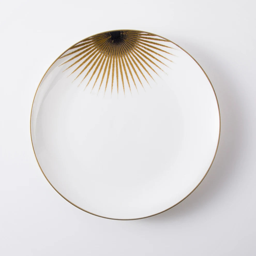 Shengjing Custom Printed White Round Fine Bone China Ceramic Dinner Plates & Dishes for Restaurant Hotel MegaBDM