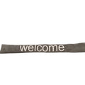 Fabric Draught Excluder Cushion Grey Fabric Draft Stopper for Door and Window