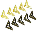 Stock Supply Book Accessories 23 X 23 X 3mm Gold and Antique Brass Colored Metal Decorative Corner Protector for Book Cover