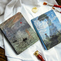 Korean Stationery Art Hand Van Gogh  Bullet Dotted Journal Hardcover Notebook Oil Painting Retro Notepad  Planner Travel Diary