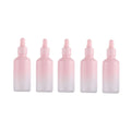 5ml 10ml 15ml 30ml 50ml Pink Glass Dropper Bottle With Dropper Pipettes Empty Drop Bottle Perfume Bottle Containers