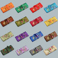 Yiwu Embroidery Brocade Roll Suede Bags Chinese Lucky Pouches Jewelry Organizer Case for Gifts