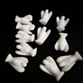 Huiying New design gemstone 1.5 inch white jade angel engraving crystals healing stones religious token crafts