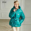 Simple Hooded Down Jacket Women Winter Clothes Fashion Age-reducing Western-style Thinner Jacket
