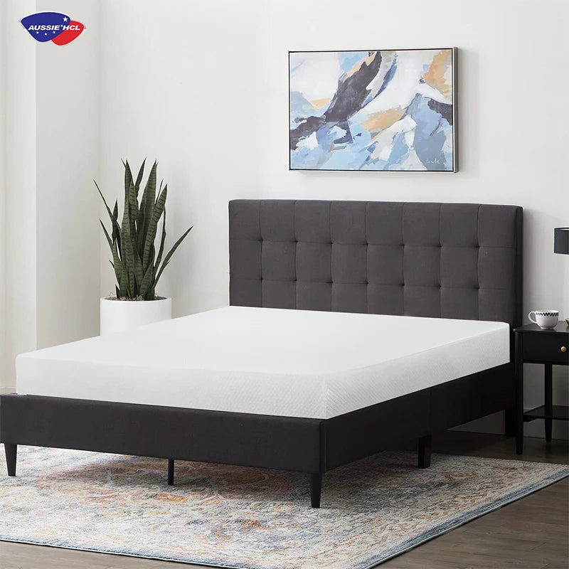 Natural Latex Gel Memory Compressed Mattress for Hotel Sleeping Well 5 Inch High Density Latex Gel Memory Foam Mattress