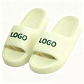 Wholesale Custom Slippers Unisex Slide Non-slip Indoor Thick Soled LOGO Printed Slippers House Pillow Slides Slippers Women
