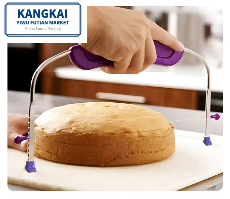 OEM Amaozne Hot Sale Cake Supplier Food Grade Material Bake Tools Adjustable Cake Levellers Sliver