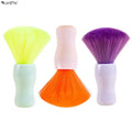 Wanmei Hairdressing Neck Brush with Comfortable Handle Portable Hair Cleaning Brush Neck Dusting Brush for Barber Shop