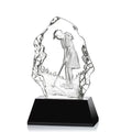 Luxury Crystal Iceberg Award Women's Golf Club Trophy Award Custom Golf Champion Awards