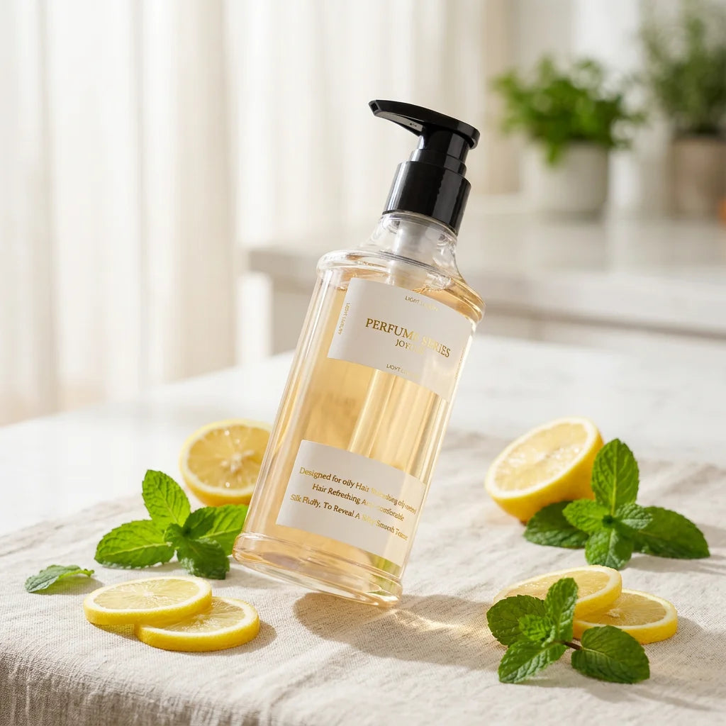 Factory Direct Sales 300ml PETG Eco-Friendly Plastic Empty Shampoo Bottles with Push Button Spray Nozzles and Screen Printing