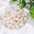 50g/bag Natural 7-8mm A/AA Grade Freshwater Rice Shape Full Drilled Hole Loose Pearls for DIY Jewelry Accessories
