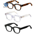 Teenyoun Transparent Round Glasses Nerd Female Popular Honey Tortoise Spectacle Frames Square Frame Acetate Eyewear