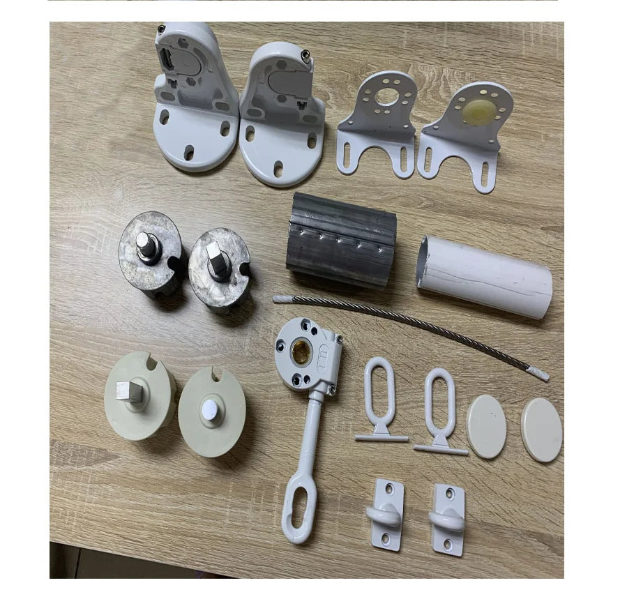 Window Sunshade Awning Parts Aluminum Frame Acrylic Power PU Coated Retractable Blind Remote Control Cable Guide Outdoor Roller