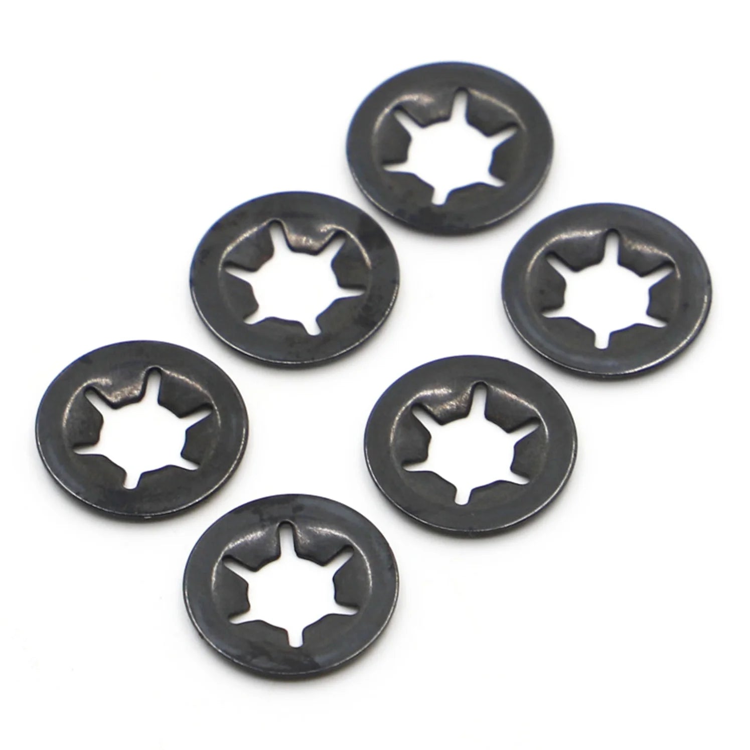 M2 to M12 Star Lock Split Style Push-On Fixings SDPSI Brass Clip Washers M2.5 M3 M4 M5 M6 M8 M10 M12 Sizes