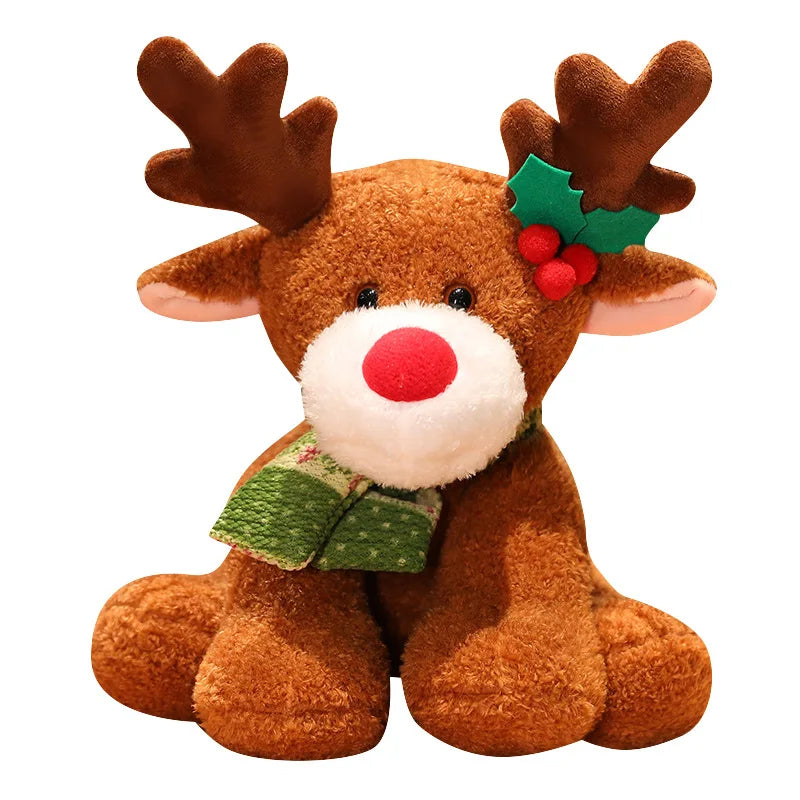 Simulated Elk Christmas Plush Toy Reindeer Doll Christmas Eve Christmas Gift Moose