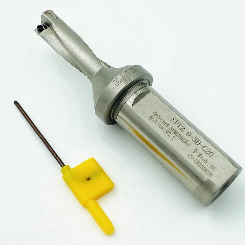 U Drill 3D SP Series CNC Lathe Indexable Drill 12mm-60mm Metal Fast Drill Mechanical Drilling Tool