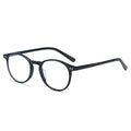BT3025 Best Quality Round Acetate Crystal Transparent Optical Glasses Frame for Prescription Glasses