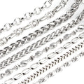 New stainless steel jewelry chain diy necklace bracelet cuban chain material fashion accessories