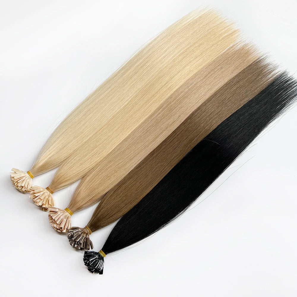 U Tips Hair Extension for Salon Russian Slavic Virgin Remy Keratin Hair