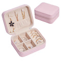 Custom Portable Jewelry Box Small Jewelry Case Organizer Travel Zipper Jewelry Box