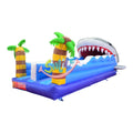 High Quality Inflatable Interactive Game Kids Favorite Shark Bungee Run Game Inflatable Inflatable Sport Game for Rental