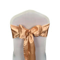 Wholesale Gold Satin Wedding Chair Sashes
