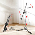 MS001T Yinyu DDP RTS Adjustable Boom Microphone Stand Telescopic Boom 48-87cm Metal Base for Studio & Stage