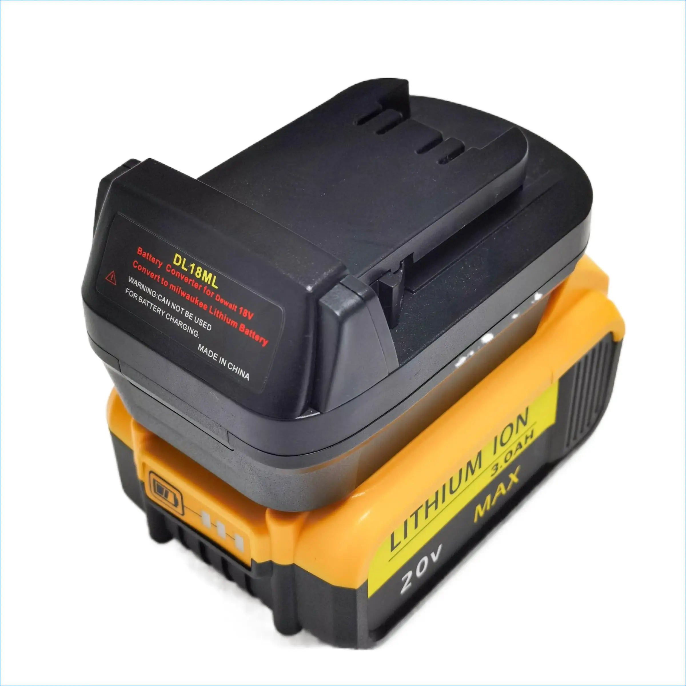 Mil for M18 Power Tool Adapter for LBS18ML/MT18ML/DL18ML 18V~20V Lithium Battery Diversion Header
