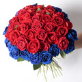 Silk Rose Flower Artificial Wedding Bouquet Home Party and Christmas Decor for Graduation Mother's Day and Easter Festivities