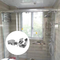 Minimalist Shower Enclosure Profile with Narrow Aluminum Frame Bathroom Partition Aluminum Track Assembly