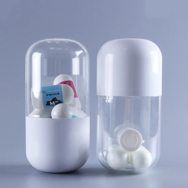 China Factory Plastic Capsule Sub Packaging Mini Medicine Bottles Custom logo Label Make Mold