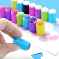 DIY Craft Drawing Tools Washable Painting Brush Finger Painting Sponge Daubers Art Ink Chalk Card Making Paintings and Wall Art