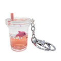 Funny Milk Tea Cup Keychain Liquid Custom Boba Bubble Tea Drink Keychain for Women Cute Gifts