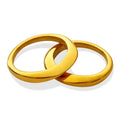 Hot Selling Titanium Steel Gold Plated Faceted Plain Circle Fashion Ring Women