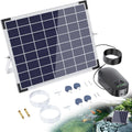 Solar Powered Air Pump Pond Oxygen Aerator Kit for Garden Pool Aquarium Fish Tank Water Bubbler