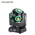 8x15W LED 360Â° Moving Head Halo Beam RGBW 4in1 DMX512 Sound Activated Stage Lights for Club Theme Park KTV Stage Lighting