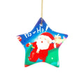 Custom Sublimation Blank Ceramic Christmas Ornaments Flat Christmas Ornament Sublimation Photo Printing