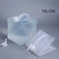 Emergency Supplies 5L 10L 20L Collapsible Water Container With Carton Box Plastic Liquid Storage Bucket