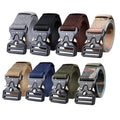 Factory Fabric Belt Custom Camouflage Thickening Buckle Quick Release Canvas Waist Belt Men Nylon Buckle Combat Tactical Belt