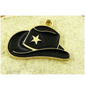Metal Alloy Enamel Cowboy Hat Shoe Heart Charm for DIY Bracelet Jewelry Making