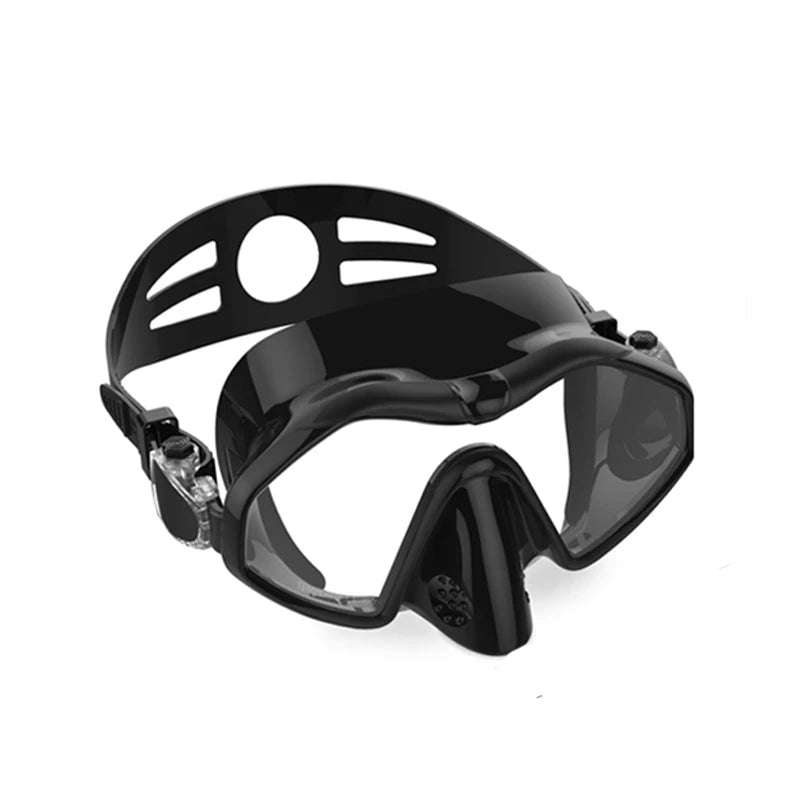 Adult Scuba Diving Clear View Single Lens Professional Pure Color Scuba Dive Face Mask
