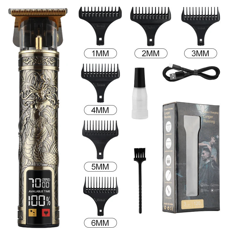 Mini Usb Rechargeable Waterproof Cut Machine Electric Adult Hair Trimmer Hair for Man
