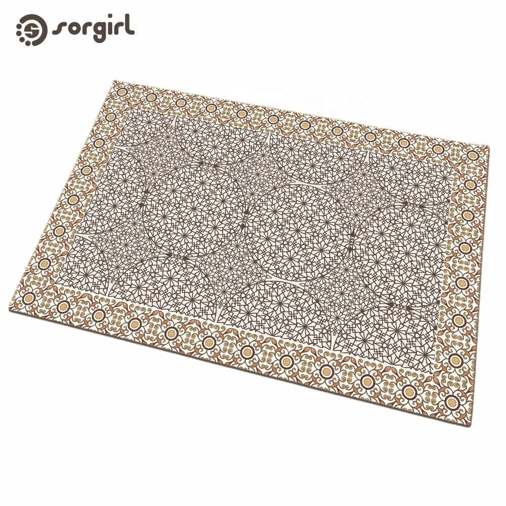 Natural Muslim Anti Slip Rubber Prayer Mat