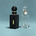 50Ml Black Vintage Pump Sprayer Empty Luxury Glass Perfume Bottle Packaging