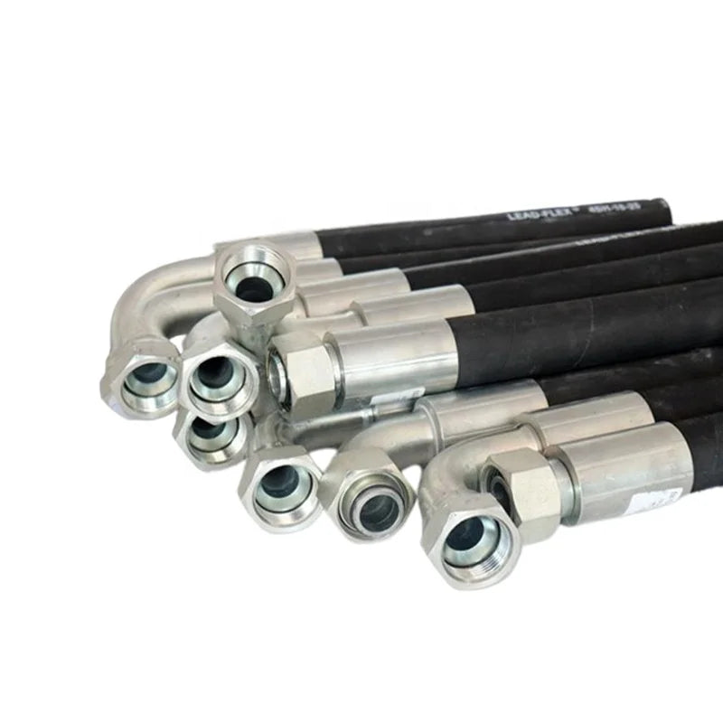 Industrial Hydraulic Hose Fittings Crimper Pipe Adapters High Pressure Rubber Oil Tubing Machine Oil Hose R-LOK EFP006 1/2/4
