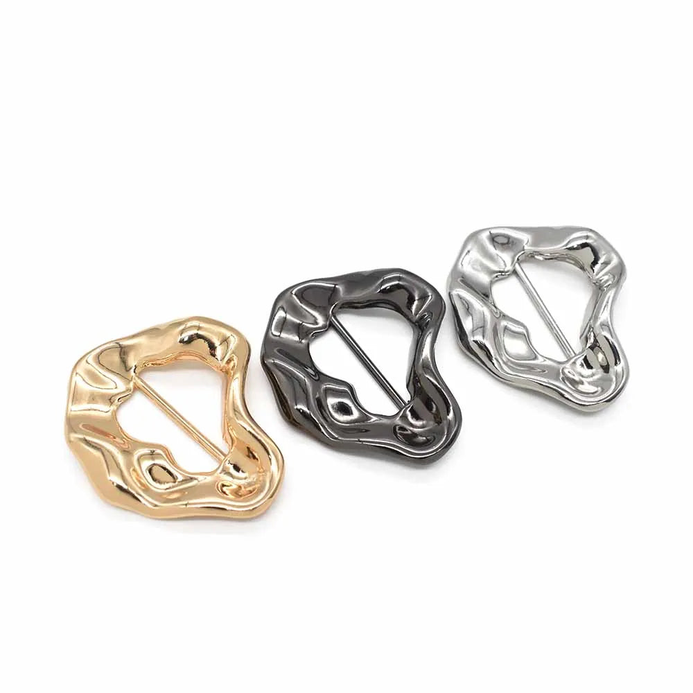 New Irregular 1.25 Inch Exquisite High-end Belt Buckle for Belts