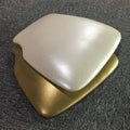 Fireproof Beige Velvet Seat Pad for Chiavari Chair Faux Leather Cushion for Chair